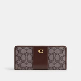Cartera delgada Essential en jacquard exclusivo