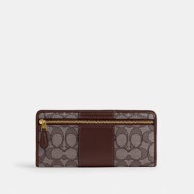 Cartera delgada Essential en jacquard exclusivo