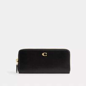 Cartera delgada tipo acordeón con cremallera Essential