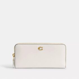 Cartera delgada tipo acordeón con cremallera Essential