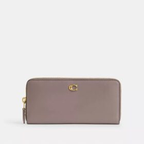 Cartera delgada tipo acordeón con cremallera Essential