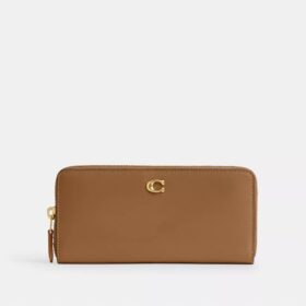 Cartera delgada tipo acordeón con cremallera Essential