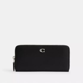 Cartera delgada tipo acordeón con cremallera Essential