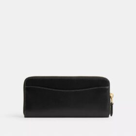 Cartera delgada tipo acordeón con cremallera Essential