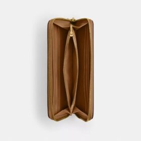 Cartera delgada tipo acordeón con cremallera Essential