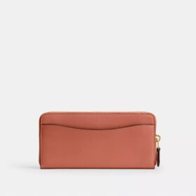 Cartera delgada tipo acordeón con cremallera Essential