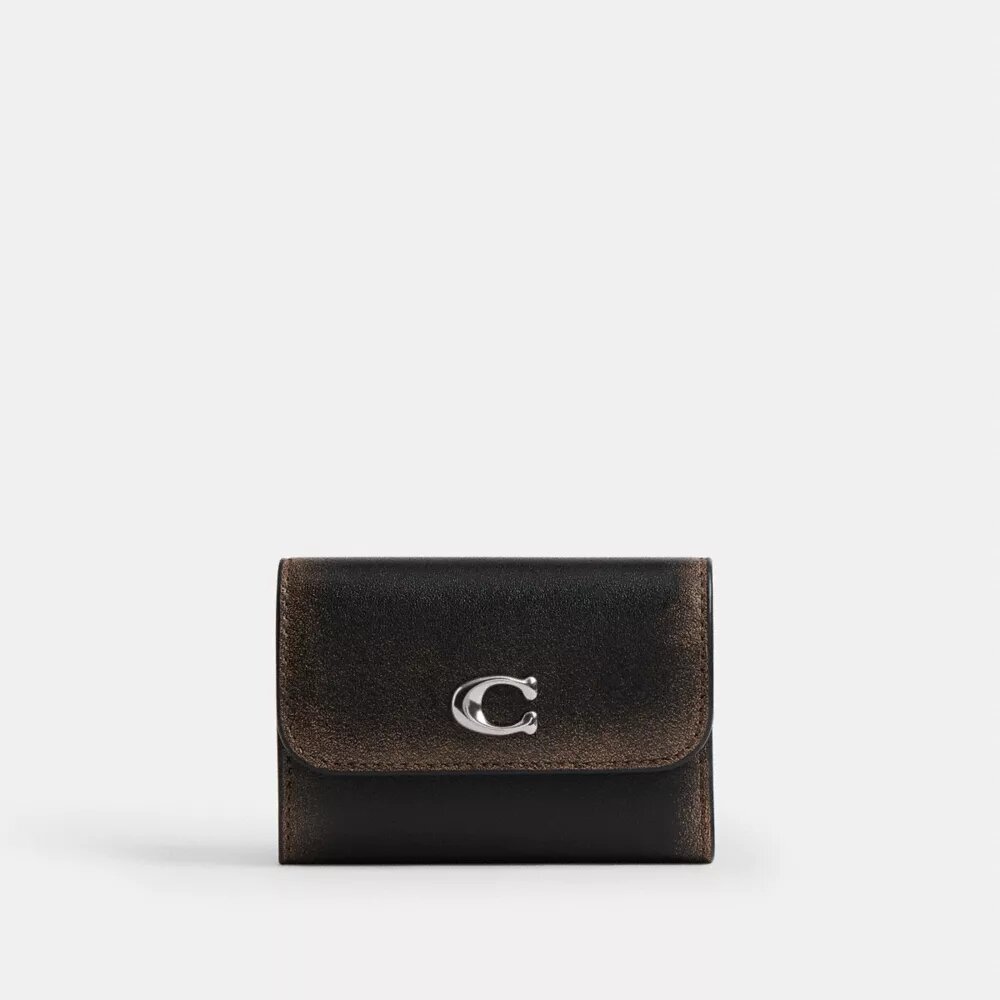 Cartera esencial para tarjetas en cuero «Loved»