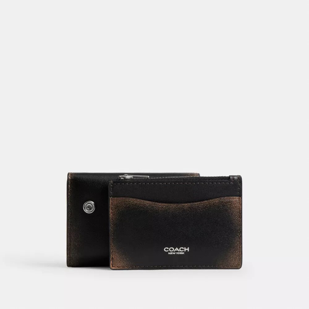 Cartera esencial para tarjetas en cuero «Loved»