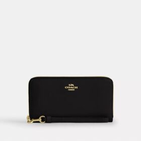 Cartera larga con cremallera envolvente