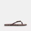 Chanclas con lazo en jacquard exclusivo