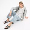 Chanclas Disney X Coach sin cordones con estampado de calcomanías