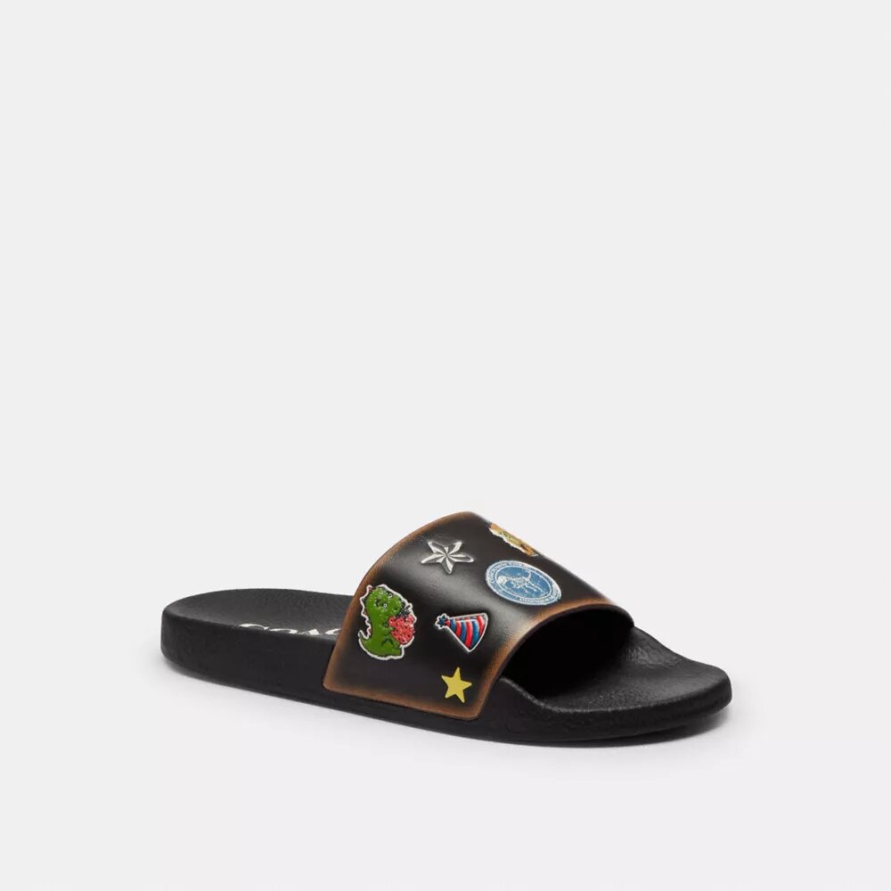 Chanclas Udele «10.º cumpleaños de Rexy» con estampado de calcomanías