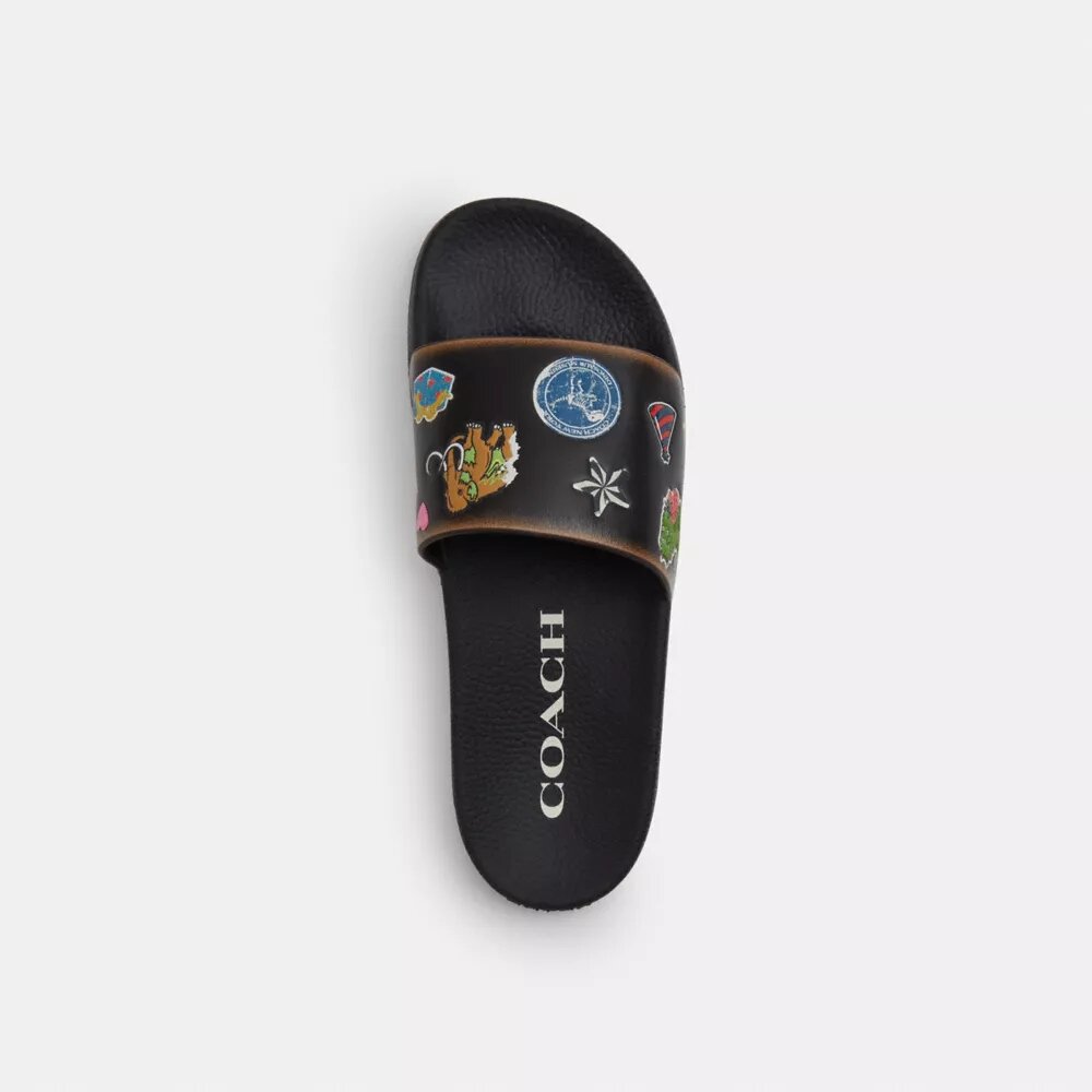 Chanclas Udele «10.º cumpleaños de Rexy» con estampado de calcomanías