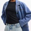 Chaqueta de gamuza con tachuelas