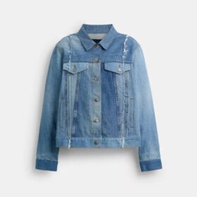 Chaqueta de mezclilla reutilizada