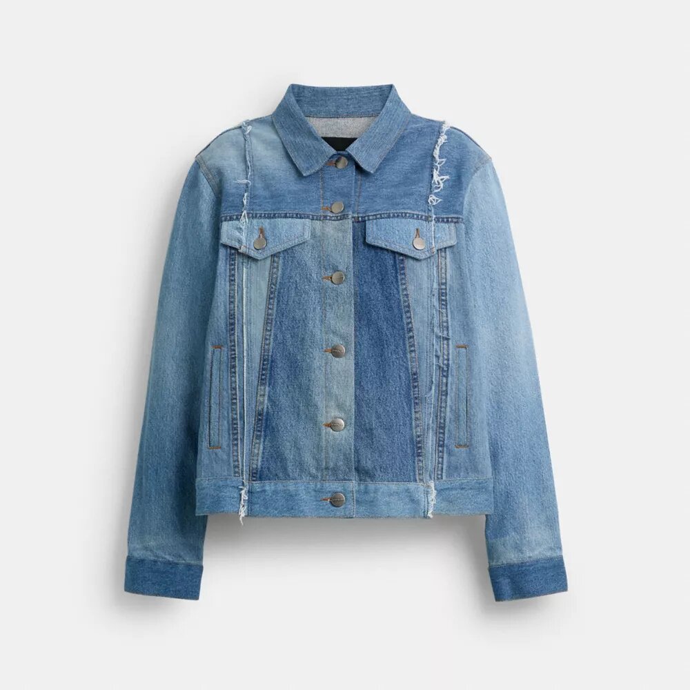 Chaqueta de mezclilla reutilizada