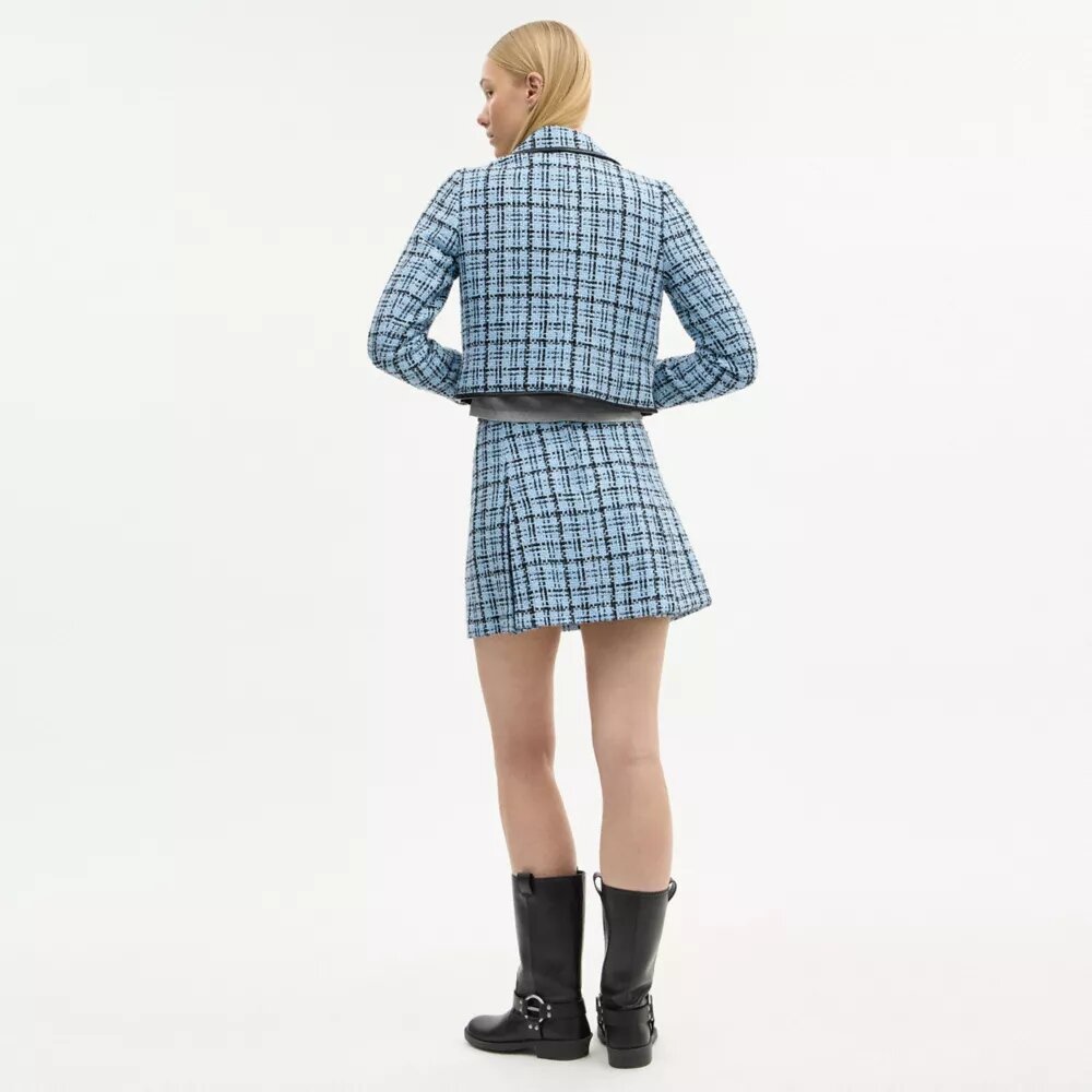 Chaqueta de tweed con cierre Turnlock