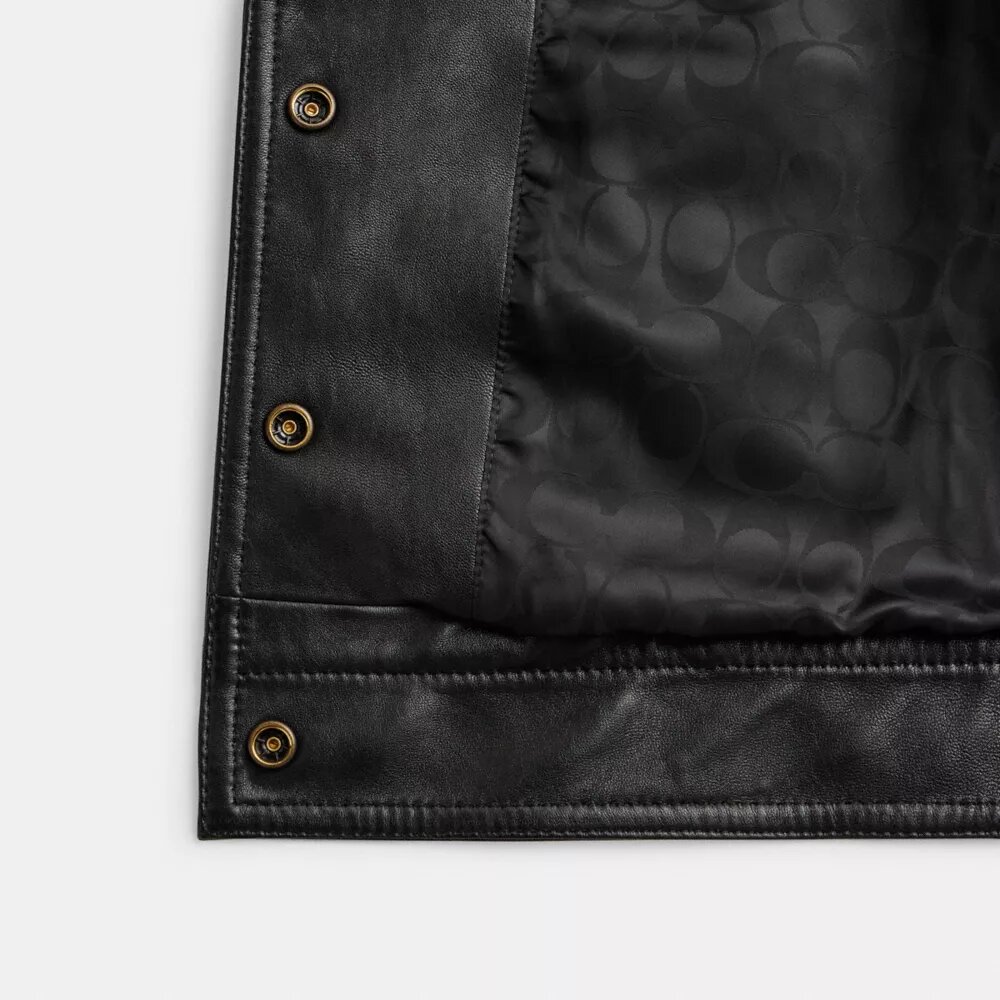 Chaqueta encogida con cierre frontal de broches Heritage C