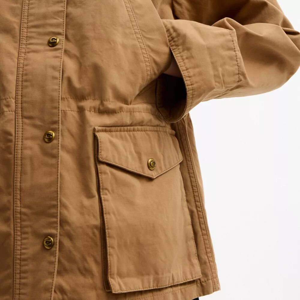 Chaqueta tipo granero de algodón orgánico