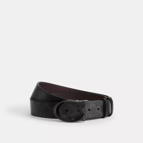 Cinturón reversible con hebilla exclusiva, cortable a medida, 38 mm