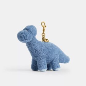Colgante para bolsos «Buddy Dinosaur» de Rexy, por su décimo cumpleaños, en piel de oveja