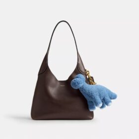 Colgante para bolsos «Buddy Dinosaur» de Rexy, por su décimo cumpleaños, en piel de oveja