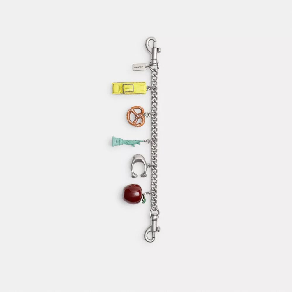 Colgante para bolsos con cadena y motivos de Nueva York