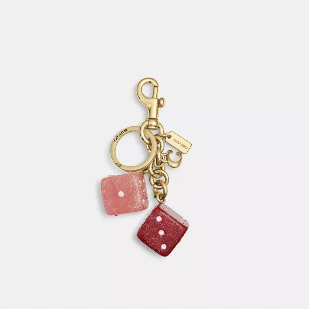 Colgante para bolsos con forma de dado