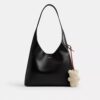 Colgante para bolsos con forma de osito acolchado en piel de oveja
