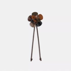 Colgante para bolsos con forma de rosa