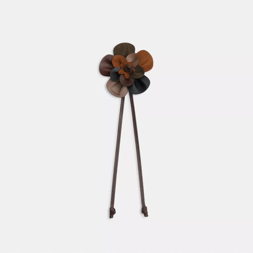 Colgante para bolsos con forma de rosa
