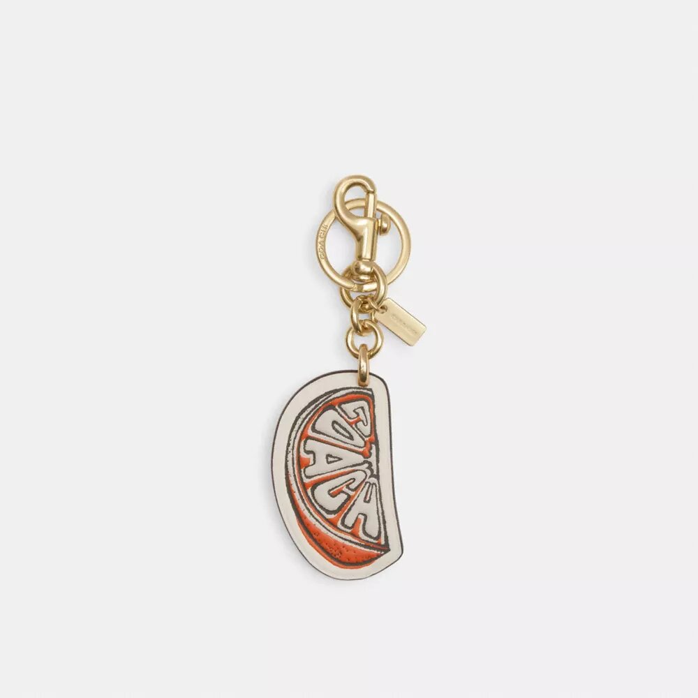 Colgante para bolsos naranja