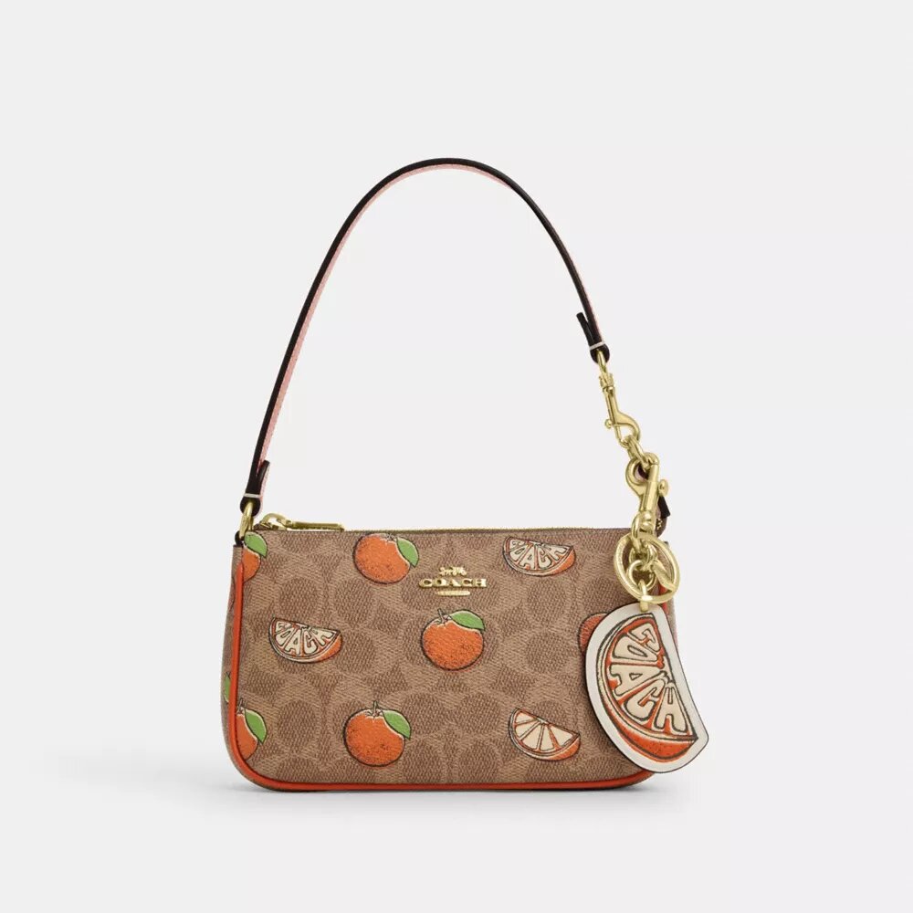 Colgante para bolsos naranja
