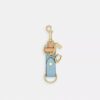 Colgante para bolsos «Trigger Snap» en cuero exclusivo con Charms