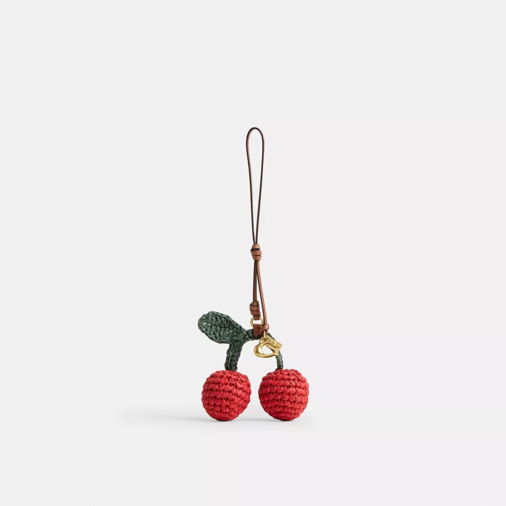 Colgantes para bolsos con cerezas