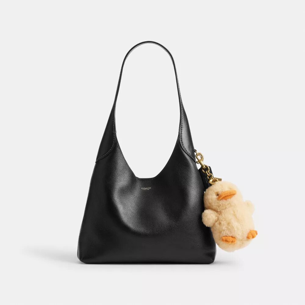 Colgantes para bolsos con forma de patito en piel de oveja