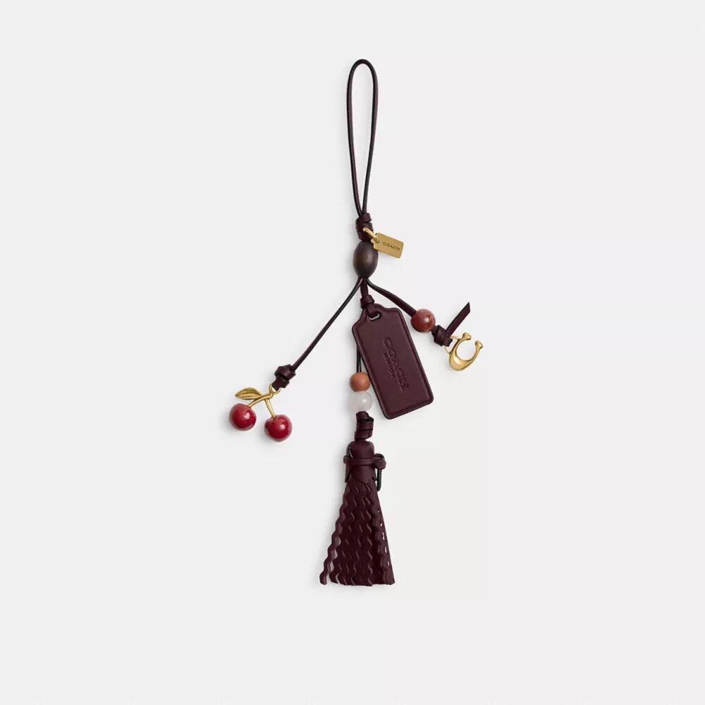 Colgantes para bolsos de cuero Cherry Heritage