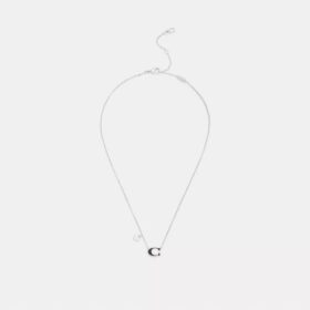 Collar con colgante de corazón esmaltado con nuestra firma