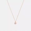 Collar con colgante «Halo Tea Rose»
