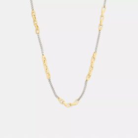 Collar con eslabones en forma de C