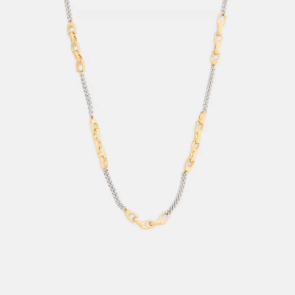 Collar con eslabones en forma de C