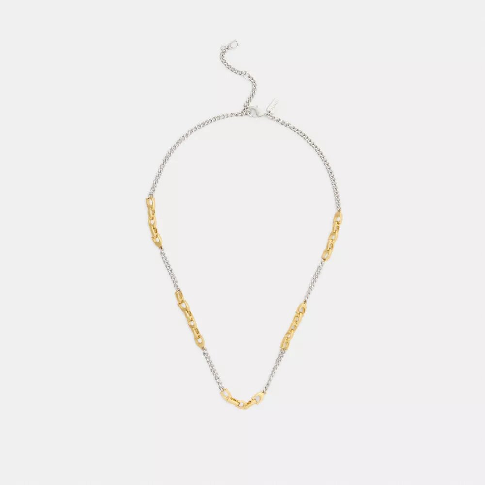 Collar con eslabones en forma de C