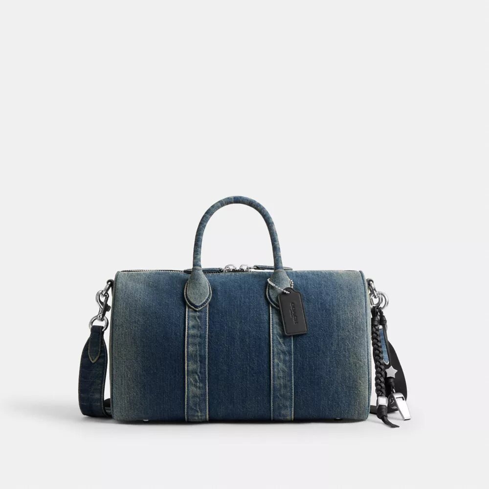 Compass de 35 en denim de algodón regenerativo con Charms