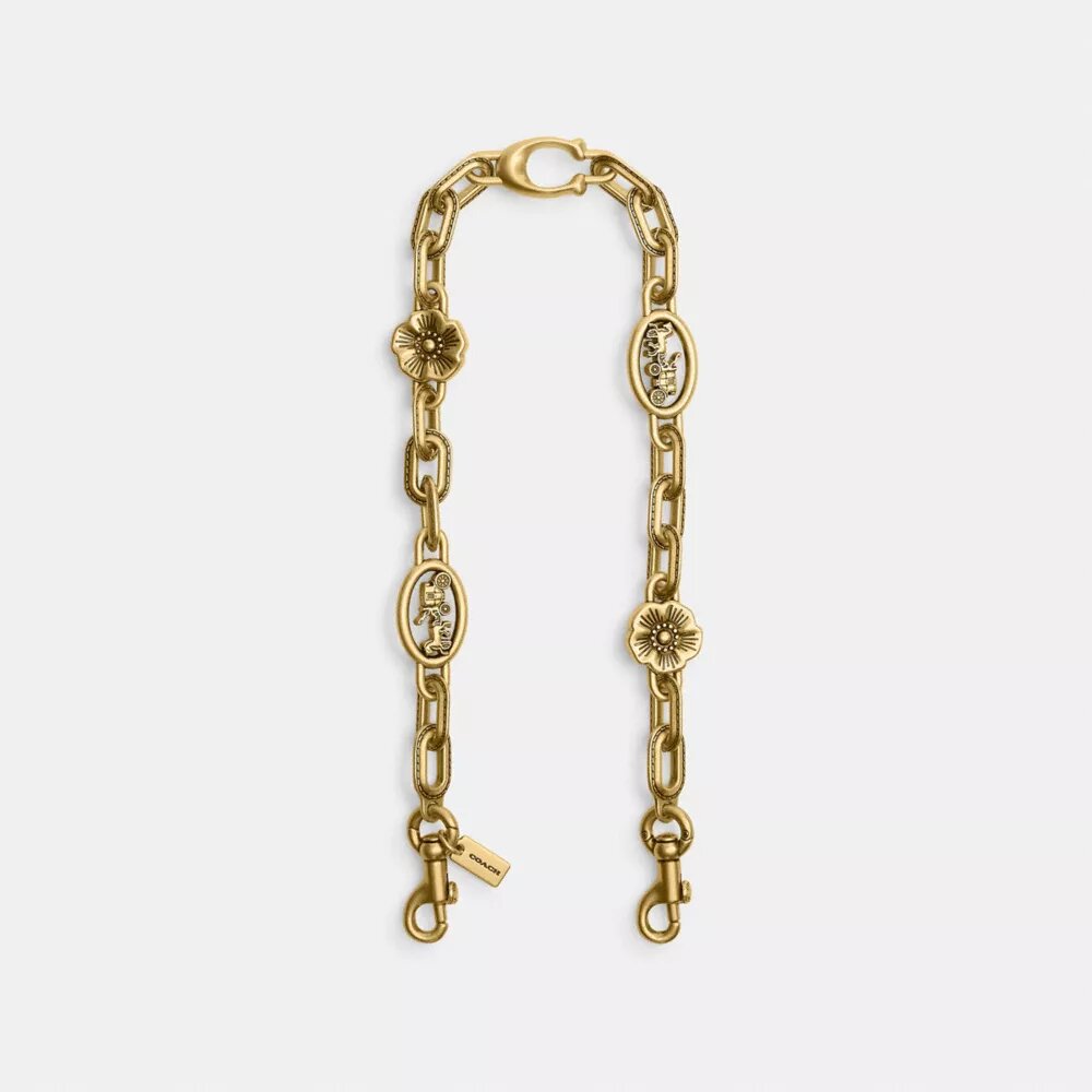 Correa de cadena con motivo de Horse and Carriage