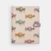 Cuaderno con estampado de dulces