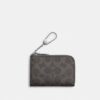 Estuche para llaves con cremallera en L de Signature Canvas