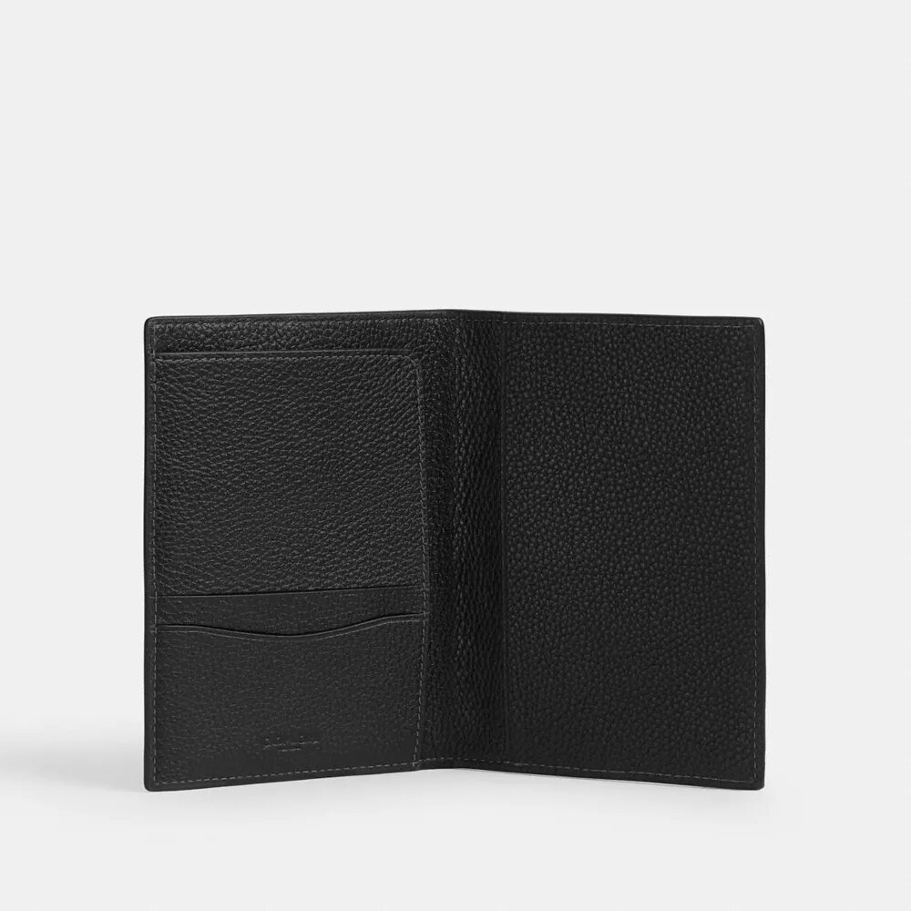 Estuche para pasaporte en cuero Maxi Signature