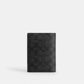 Estuche para pasaporte en Signature Canvas con parches