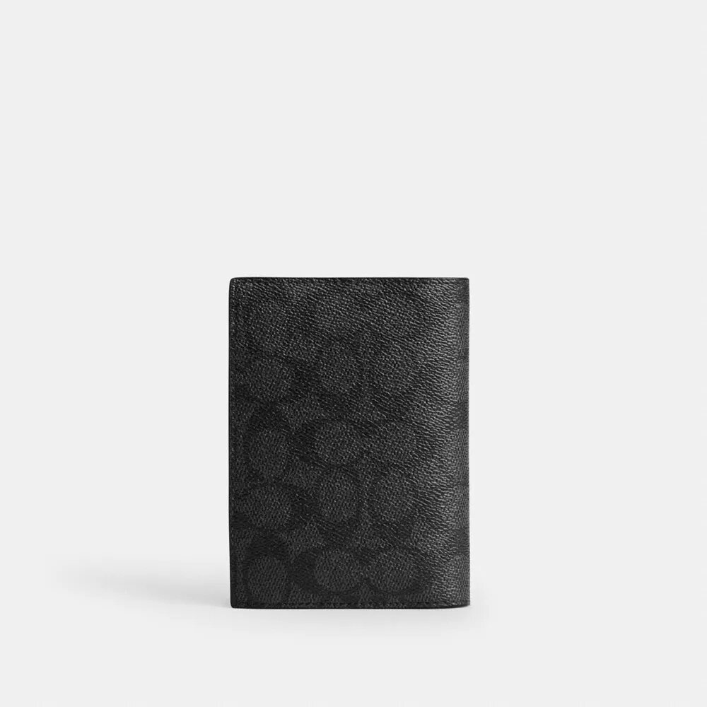 Estuche para pasaporte en Signature Canvas con parches
