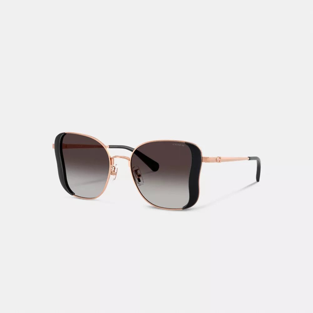 Gafas de sol cuadradas tipo mariposa de metal C Hardware